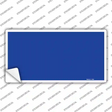 Royal Blue Solid Novelty Sticker Decal