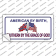 American By Birth Southern By Grace Novelty Sticker Decal
