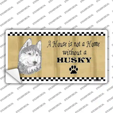 Pencil Sketch Husky Novelty Sticker Decal