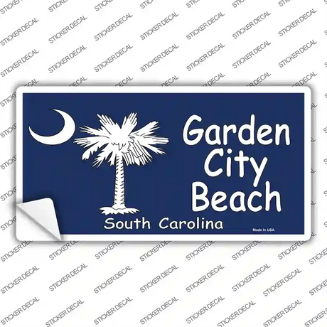 Garden City Beach South Carolina Novelty Sticker Decal