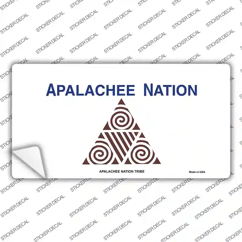 Apalachee Nation Flag Novelty Sticker Decal