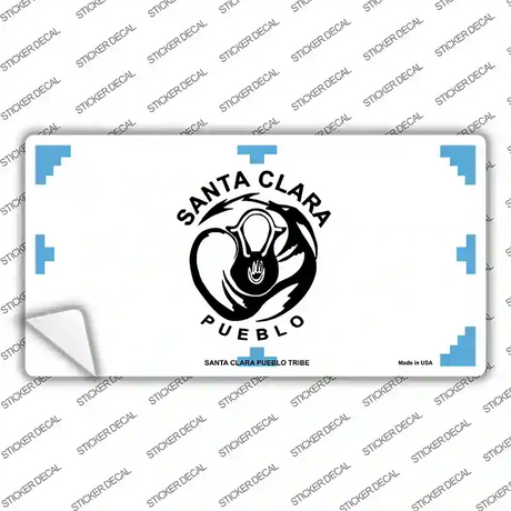 Santa Clara Pueblo Flag Novelty Sticker Decal
