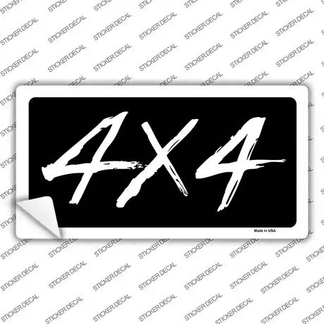 4x4 Novelty Sticker Decal
