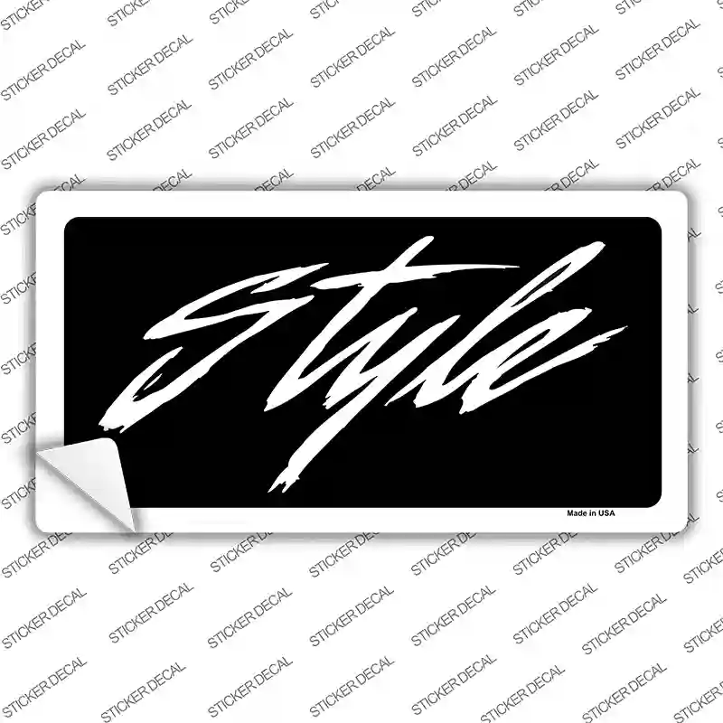 Style Novelty Sticker Decal