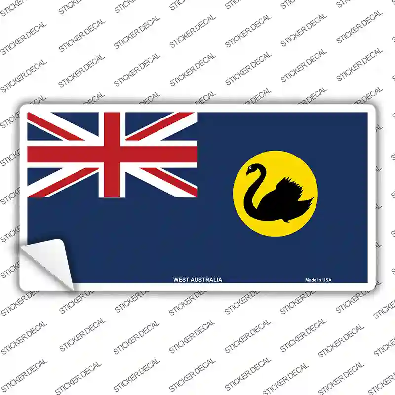West Australia Flag Novelty Sticker Decal