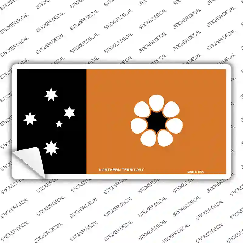 Northern Territory Flag Novelty Sticker Decal