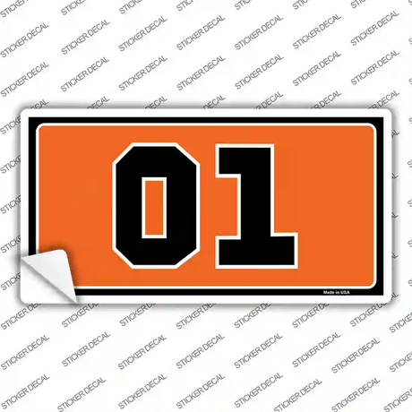Dukes Of Hazard 01 Novelty Sticker Decal