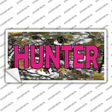 Pink Hunter Novelty Sticker Decal