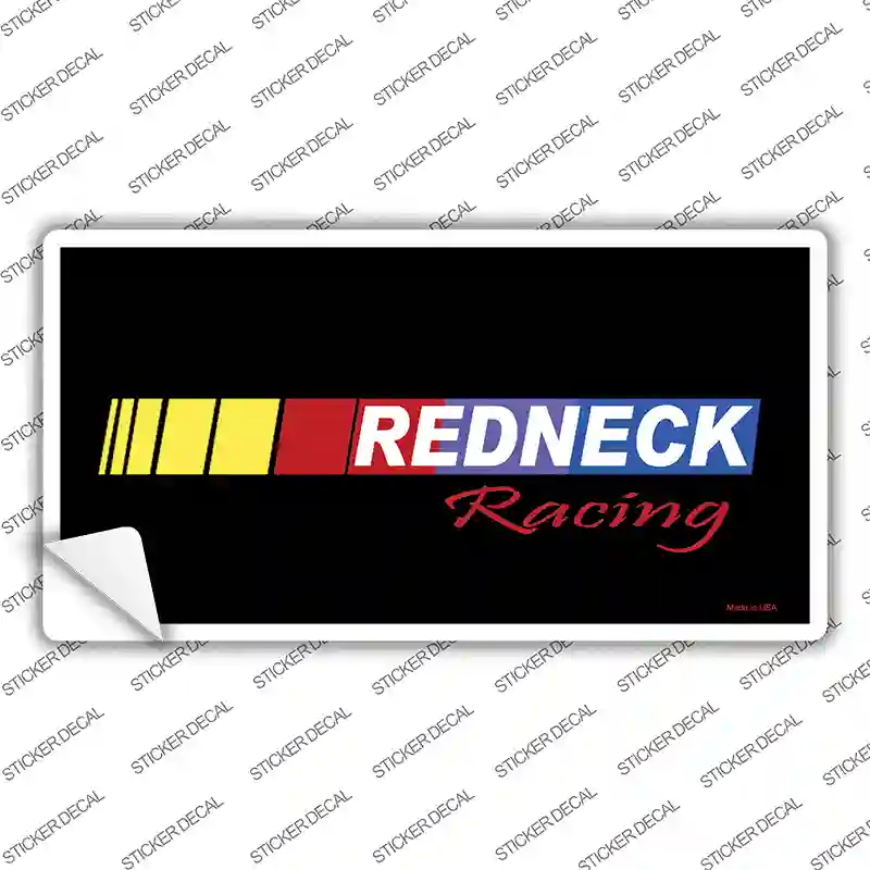 Redneck Racing Novelty Sticker Decal