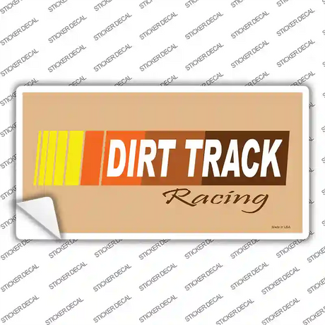 Dirt Track Racing Novelty Sticker Decal