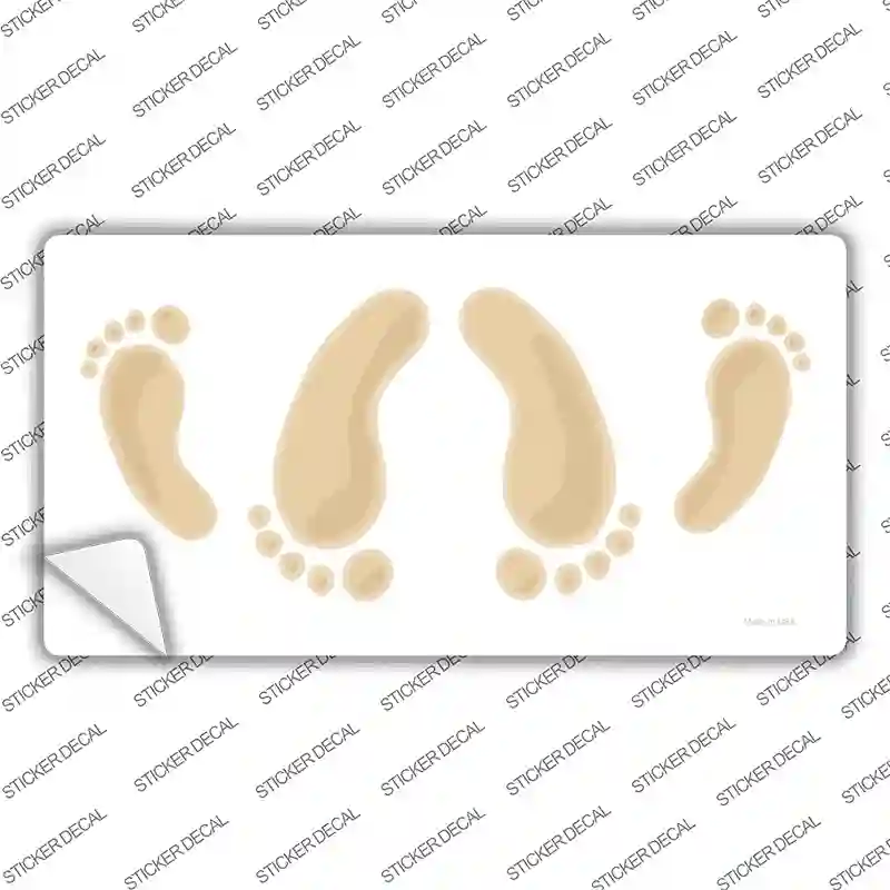 Happy Feet Novelty Sticker Decal