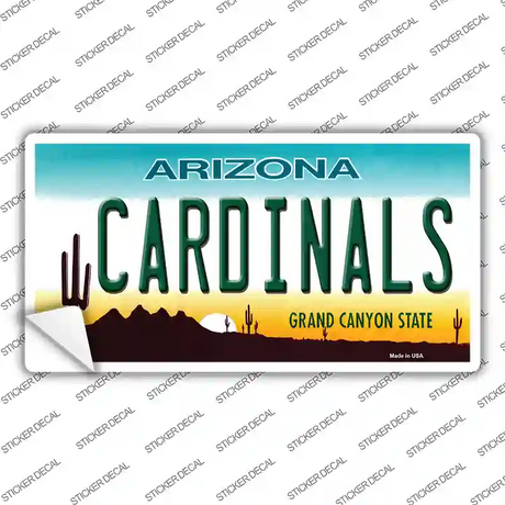 Cardinals Arizona State Novelty Sticker Decal