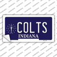 Colts Indiana Background Novelty Sticker Decal