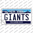 Giants New York State Novelty Sticker Decal