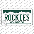 Rockies Colorado State Novelty Sticker Decal