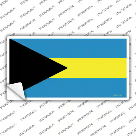 Bahamas Flag Novelty Sticker Decal
