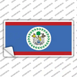Belize Flag Novelty Sticker Decal
