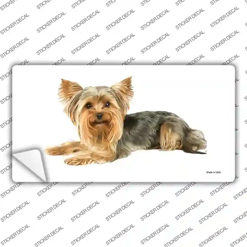 Yorkshire Terrier Dog Novelty Sticker Decal