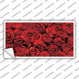 Red Roses Novelty Sticker Decal