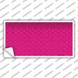 Diamond Pink Novelty Sticker Decal