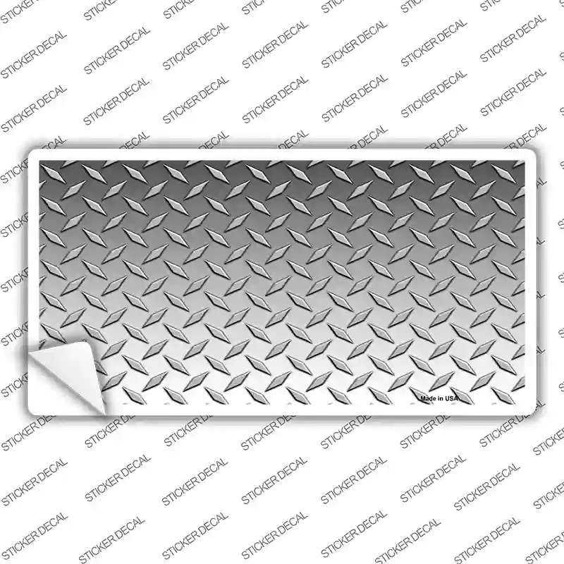 Diamond Silver Novelty Sticker Decal