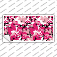 Pink Camouflage Novelty Sticker Decal