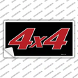 4 X 4 Black Novelty Sticker Decal