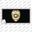 Police Badge Novelty Sticker Decal