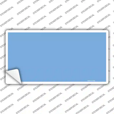 Baby Blue Solid Novelty Sticker Decal