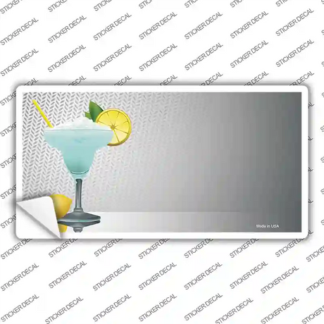 Margarita Time Offset Novelty Sticker Decal