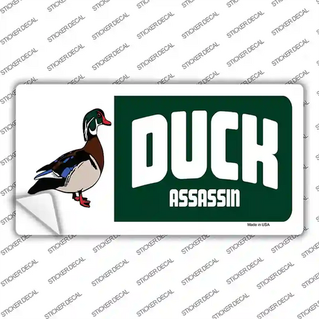 Duck Assassin Novelty Sticker Decal
