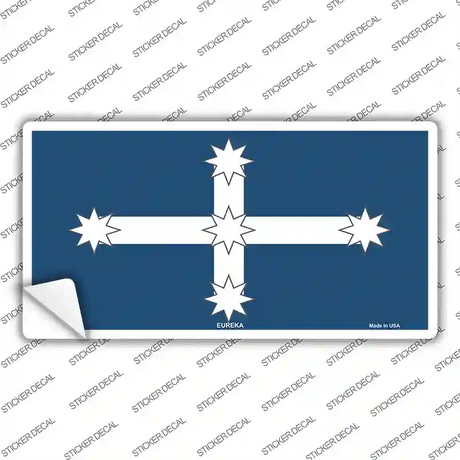Eureka Flag Novelty Sticker Decal
