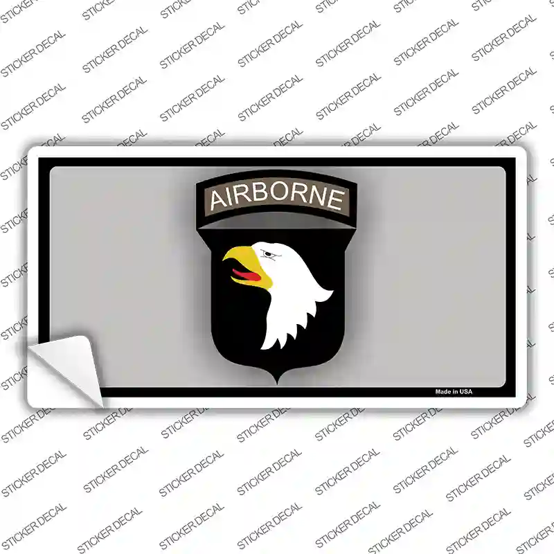 Airborne Eagle Novelty Sticker Decal