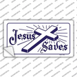 Jesus Saves Novelty Sticker Decal