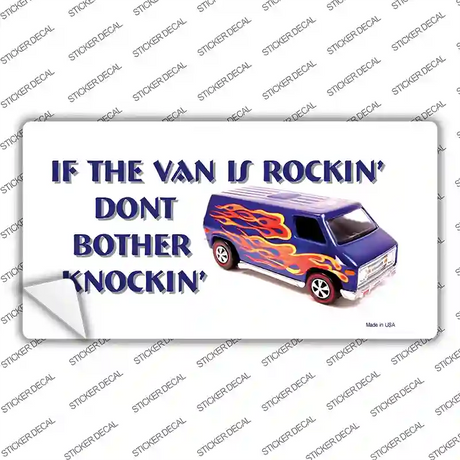 If Vans Rockin Novelty Sticker Decal