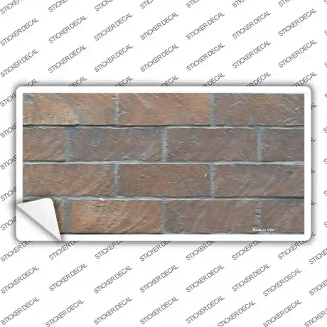 Brick Wall Novelty Sticker Decal