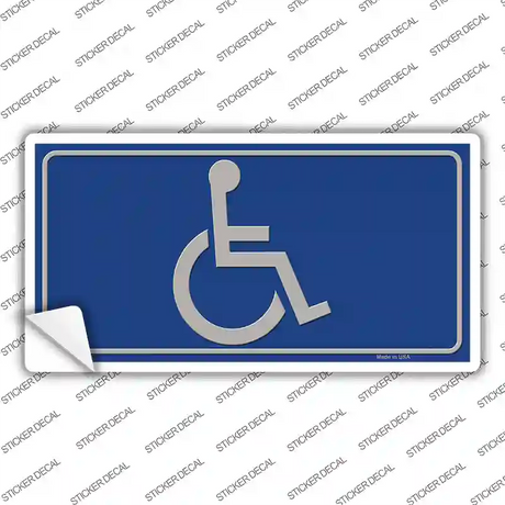 Handicap Logo Novelty Sticker Decal