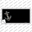 Anchor Offset Novelty Sticker Decal