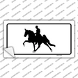 Horse With Rider Novelty Sticker Decal