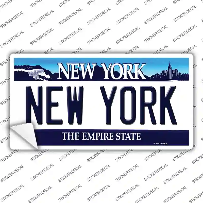 New York State Novelty Sticker Decal