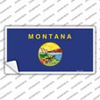 Montana State Flag Novelty Sticker Decal