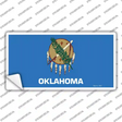 Oklahoma State Flag Novelty Sticker Decal