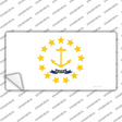 Rhode Island State Flag Novelty Sticker Decal