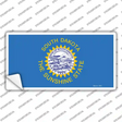 South Dakota State Flag Novelty Sticker Decal