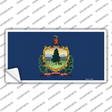 Vermont State Flag Novelty Sticker Decal