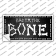 Bad To The Bone Skull Novelty Sticker Decal