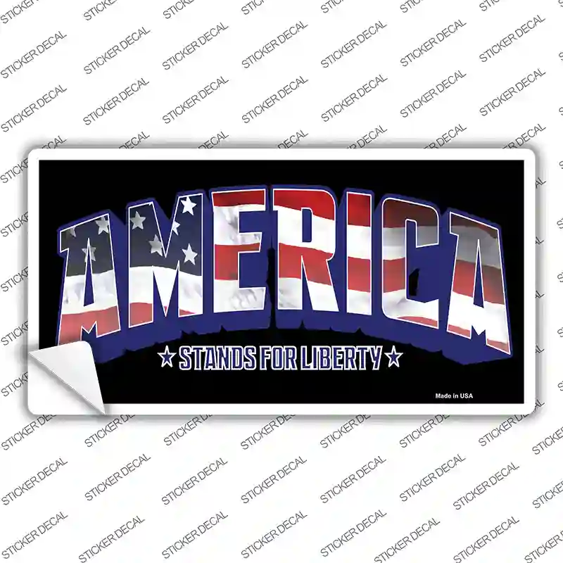 America Novelty Sticker Decal