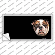 Bull Dog Offset Novelty Sticker Decal