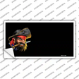 Pirate With Sword Offset Novelty Sticker Decal