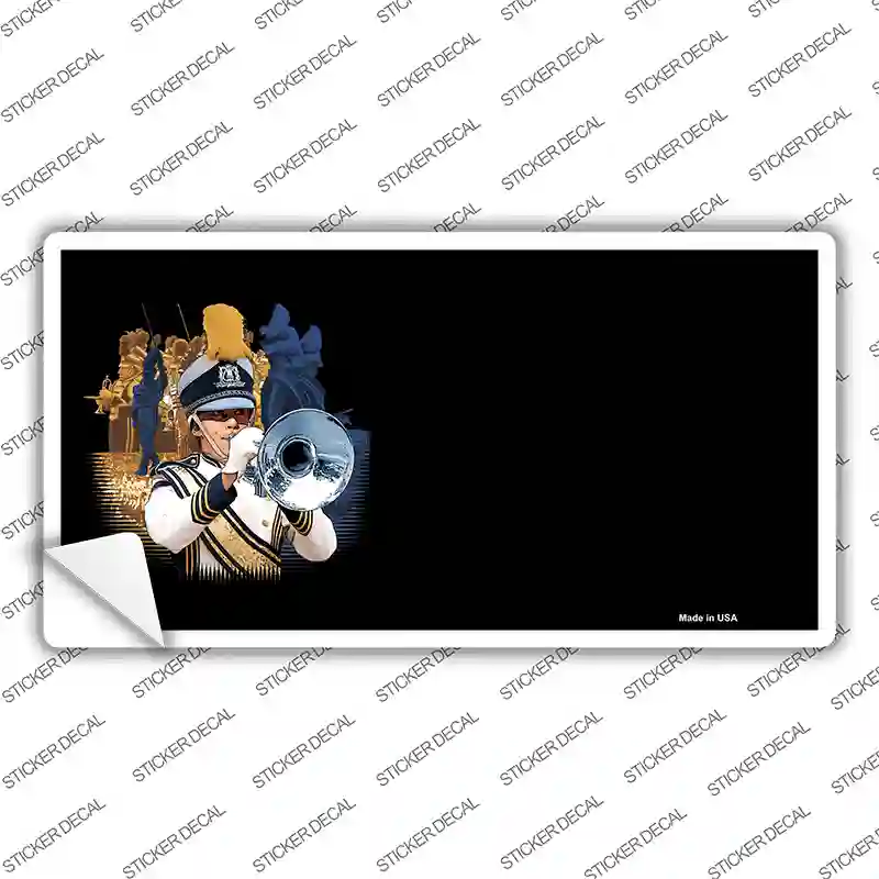 Marching Band Offset Novelty Sticker Decal